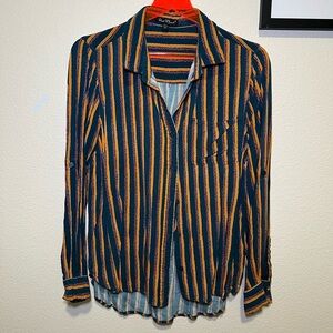 Velvet Heart Multicolor Striped Shirt size xl